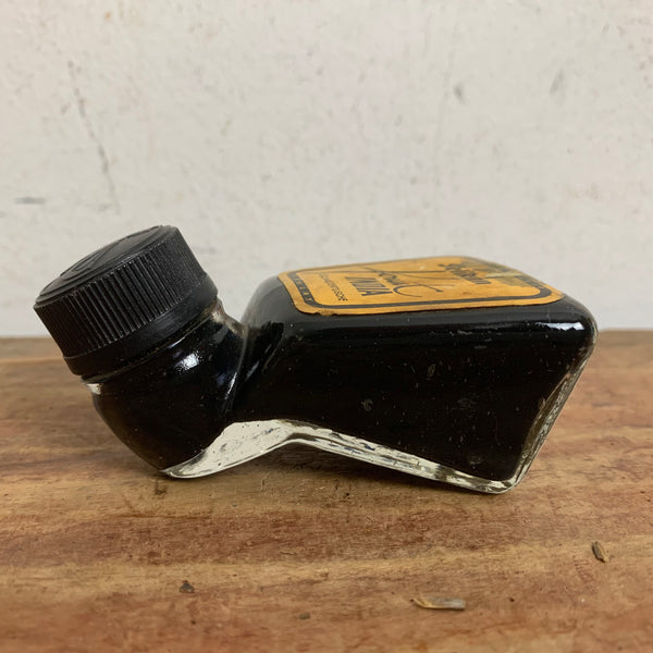 Vintage Knickflasche Tintenfass 72S von Wilhelm Wagenfeld für Pelikan Gunther Wagner