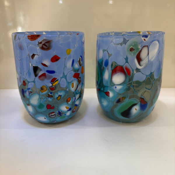 2 Mazzega Art & Design Muranogläser von Maestri Vetrai