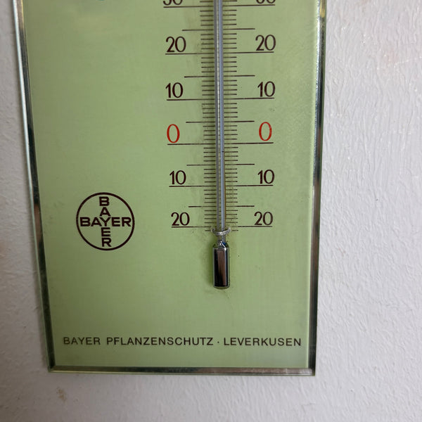Vintage Werbe Thermometer Bayer Pflanzenschutz Leverkusen