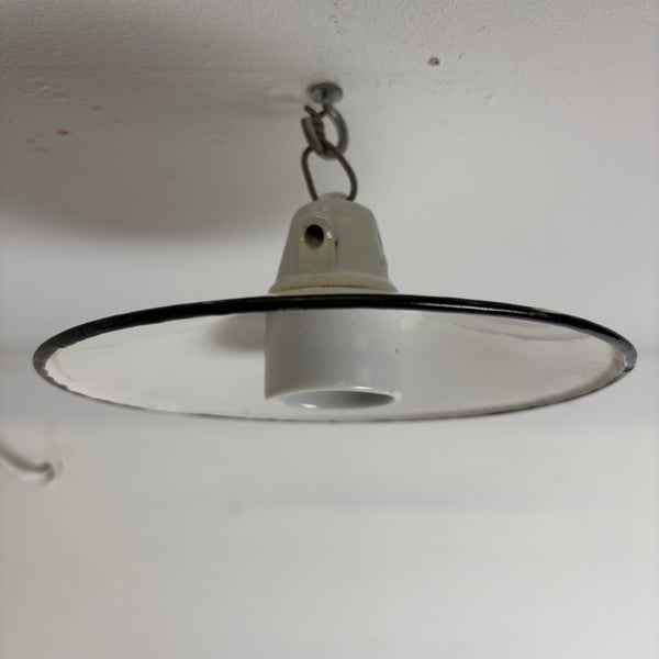 Bauhaus Emaille Lampe