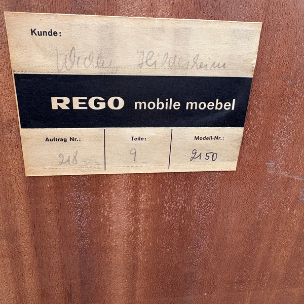 Vintage modulares Möbelsystem Twen von Günter Renkel für Rego Mobile Möbel