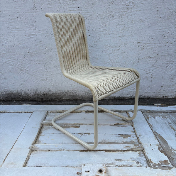 4er Garnitur Kragstuhl B20 von Jean Prouvé für Tecta in Beige