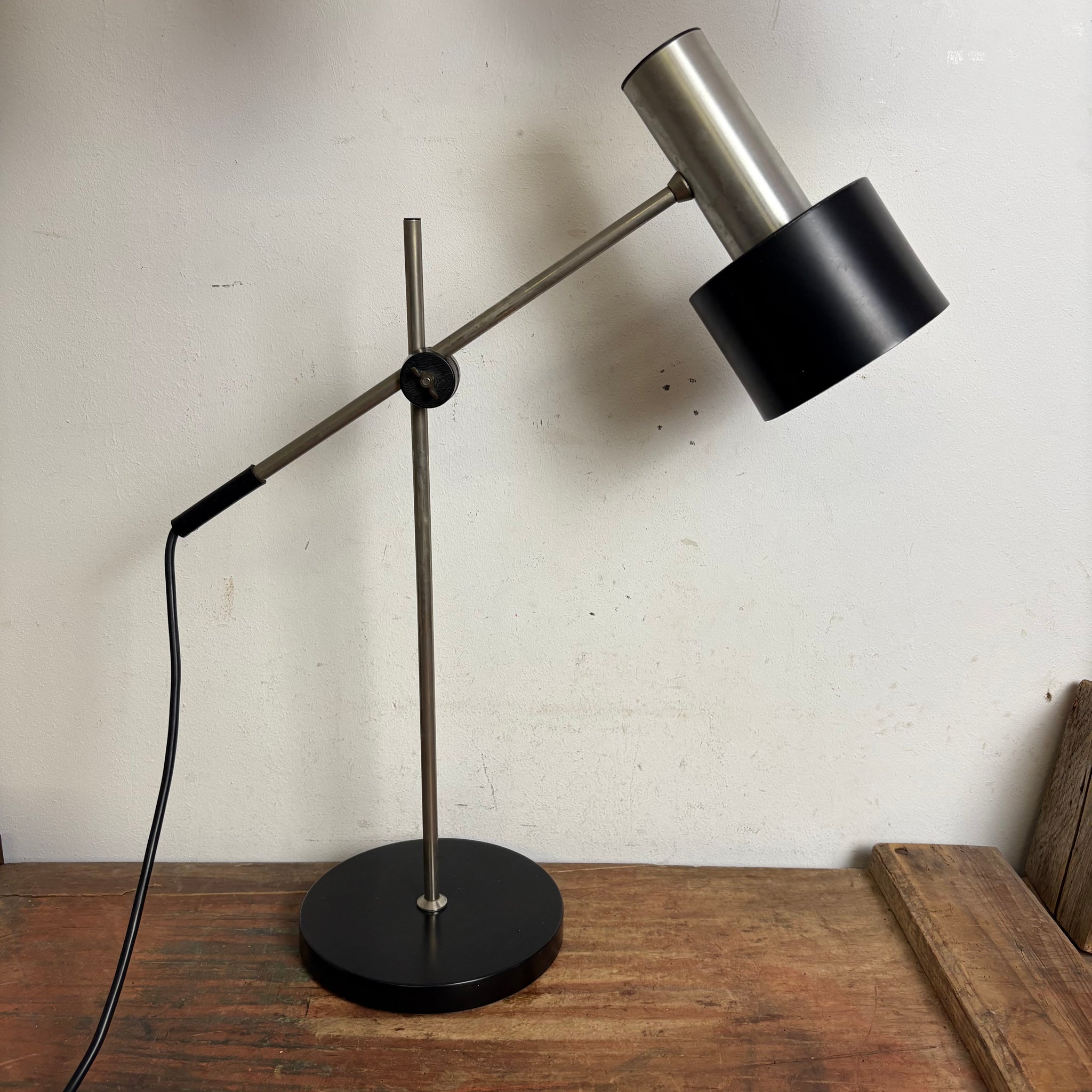 Vintage minimalistische industrielle Gelenkarm Lampe