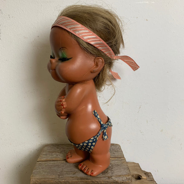 Vintage Hawaiianische Kawaii Puppe von Sun Bunnies Sassy Japan