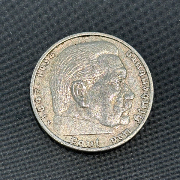 Münze 5 Reichsmark 1935 F Paul von Hindenburg