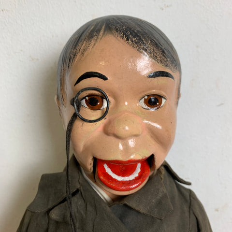 Vintage String Mouth Slappy Doll Charlie McCarthy Ventriloquist Doll
