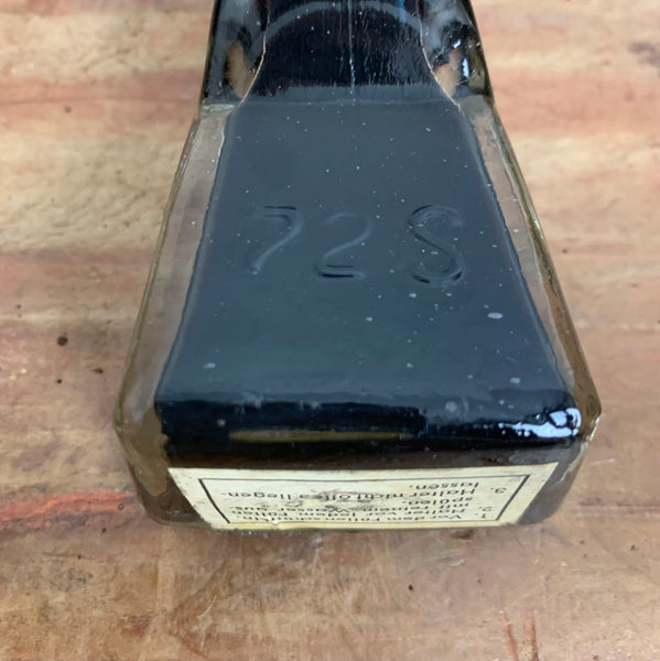 Vintage Knickflasche Tintenfass 72S von Wilhelm Wagenfeld für Pelikan Gunther Wagner