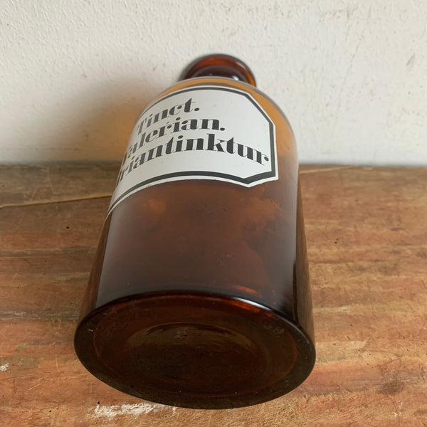 Historische Apothekerflasche Tinct. Valerian. Baldriantinktur