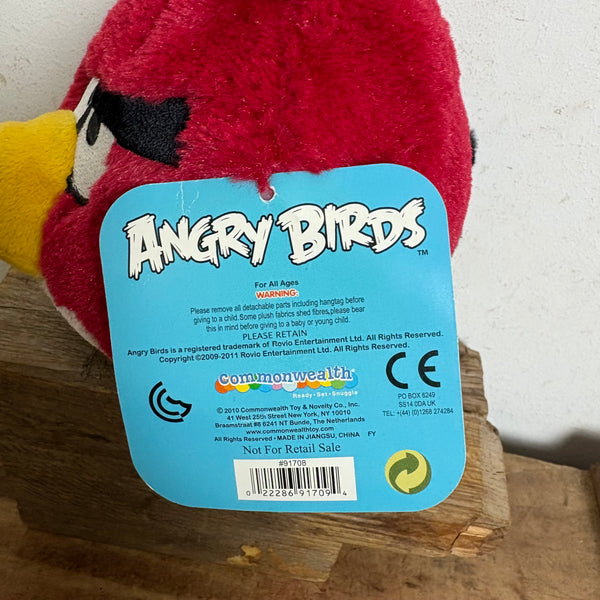 Vintage Plüsch Figur Angry Birds red
