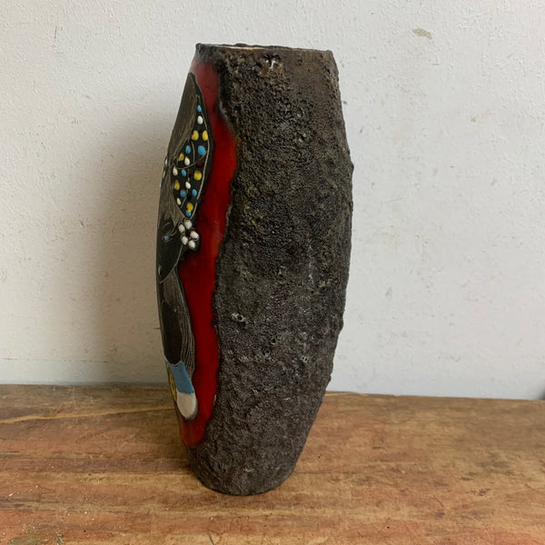 Mid Century Design Lava Vase von Melior