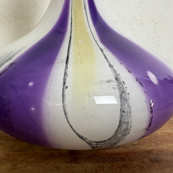 Vintage Postmoderne Art Glasvase von Hans Jürgen Richartz für Richartz Art Collection