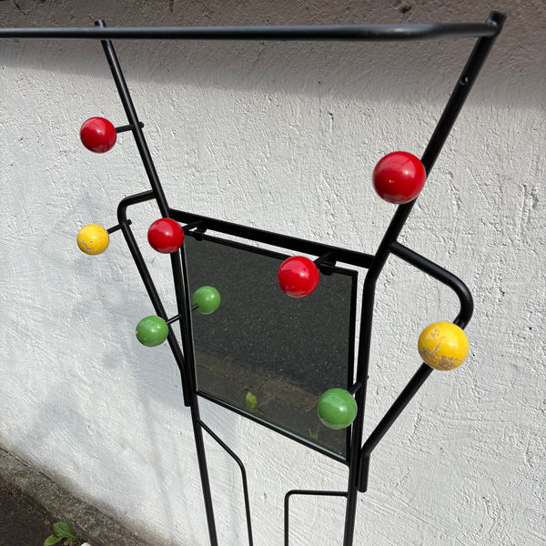 Vintage Mid Century Atomic Wand Garderobe von Roger Feraud