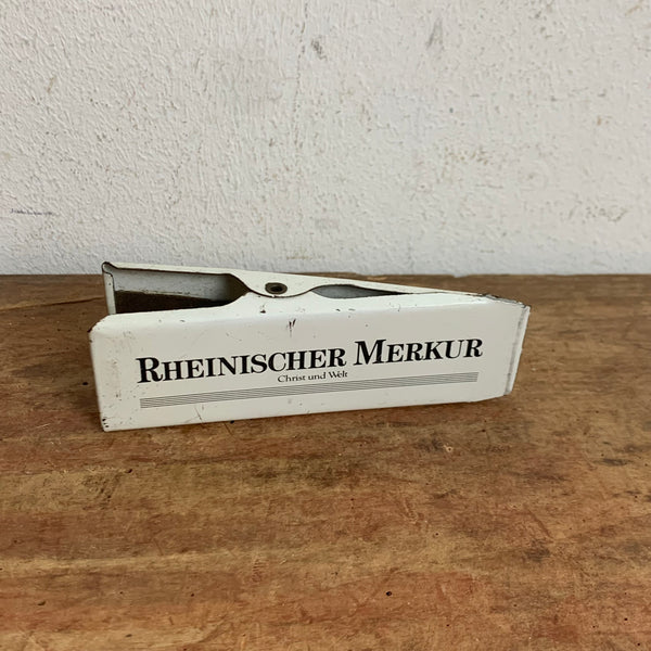 Vintage Zeitungsklammer Rheinischer Merkur