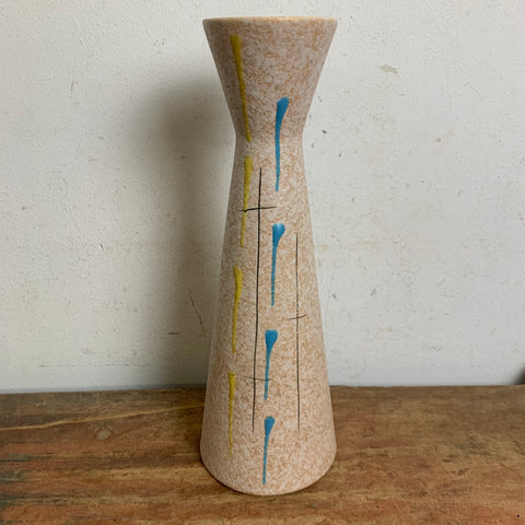 Mid Century Keramik Vase von Scheurich 520-28