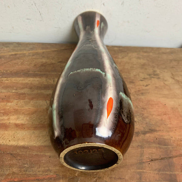 Vintage Mid Century Keramik Vase von Jasba 102-25