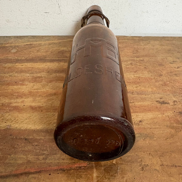 Antike Bügelverschluss Bierflasche Hildesheimer Aktien Brauerei