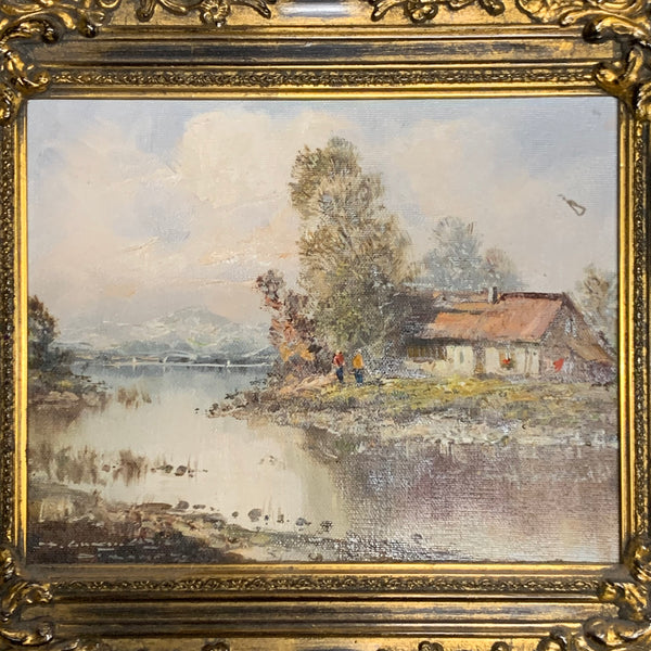 Ölgemälde Am Chiemsee von Gerhard Lukas Larsen