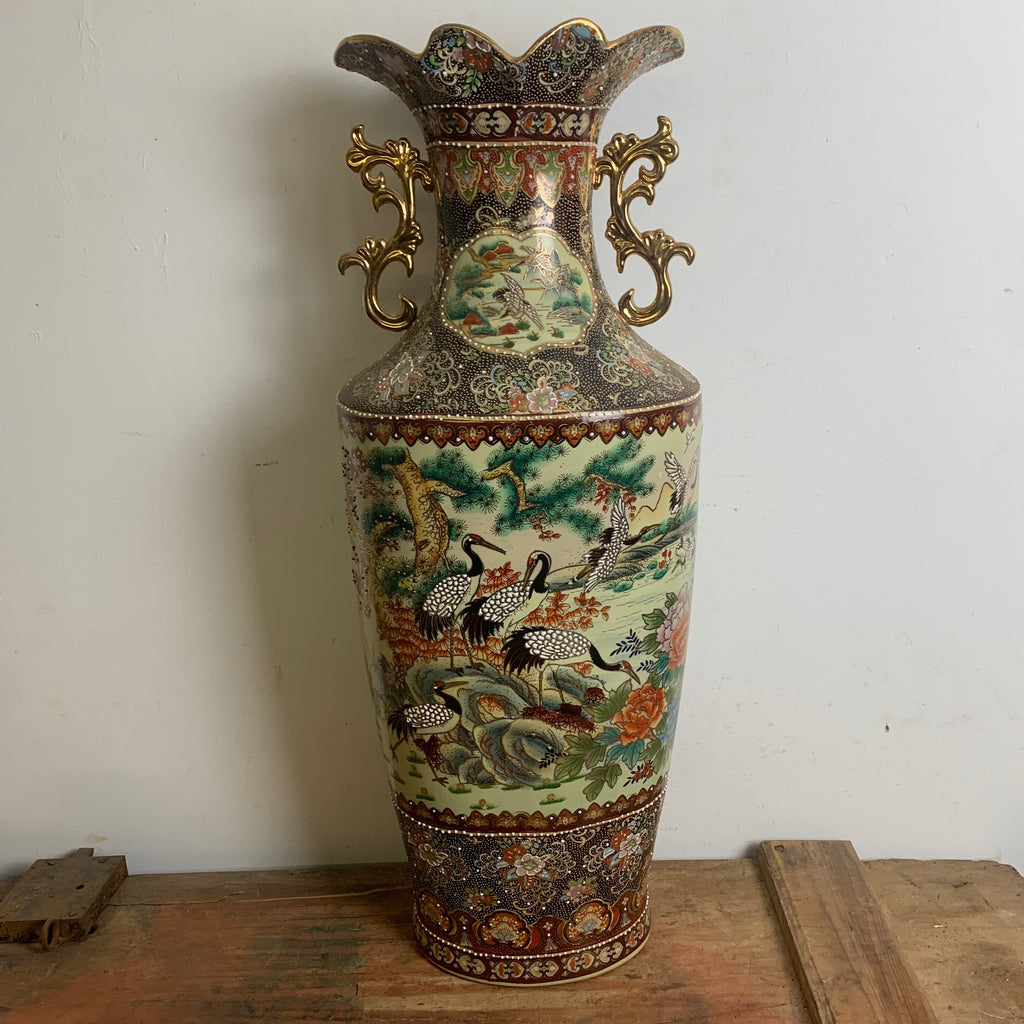 Antike große Asiatische Vase – Trödelfuchs Vintage Shop