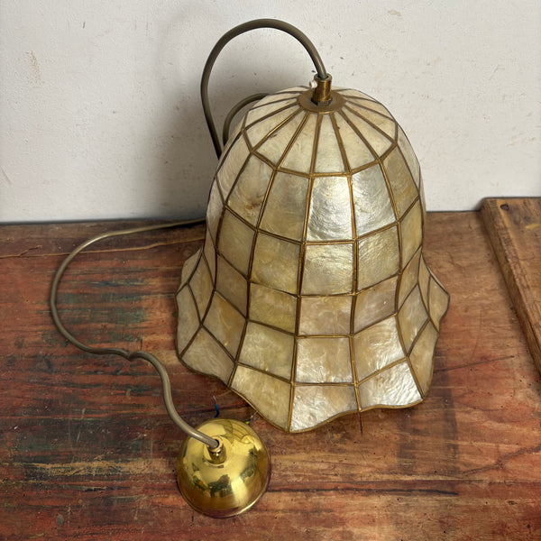 Vintage Perlmutt Deckenlampe