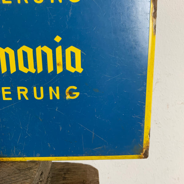 Emaille Schild Nova Vela Iduna - Germania