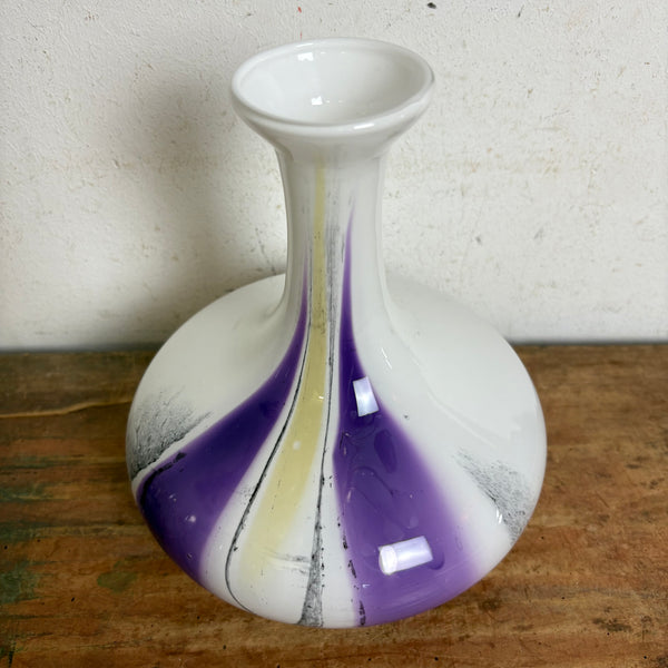 Vintage Postmoderne Art Glasvase von Hans Jürgen Richartz für Richartz Art Collection