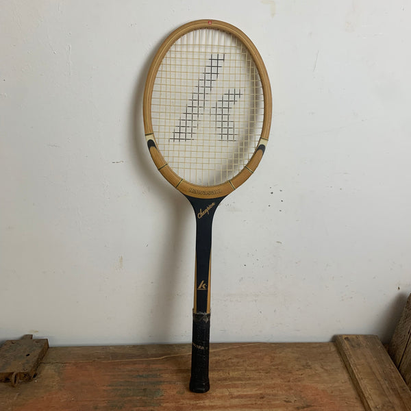 Vintage Holz Tennisschläger Kawasaki Champion
