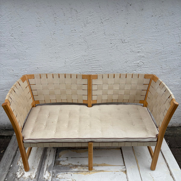 Vintage skandinavisches Zweisitzer Sofa EJ 477/2 von Mogens Poulsen, Ditlev Karsten und Søren Poulsen für Erik Jørgensen Møbelfabrik