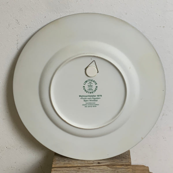 Weihnachtsteller 1979 von Björn Wiinblad für Rosenthal