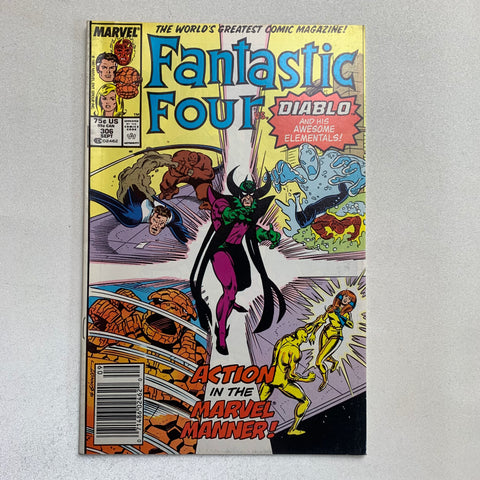 Fantastic Four #306 MJ September 1987 - Marvel Comic