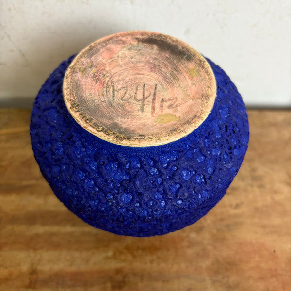 Vintage Fat Lava Keramik Vase von Silberdistel 124/12