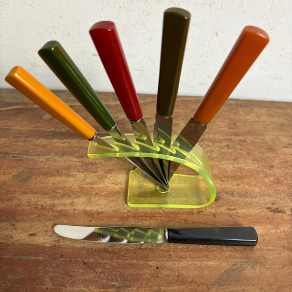Vintage Mid Century Obstmesser Set