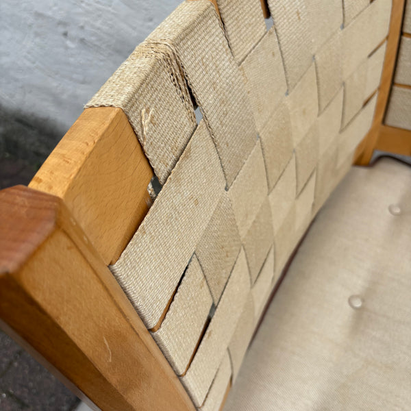Vintage skandinavisches Zweisitzer Sofa EJ 477/2 von Mogens Poulsen, Ditlev Karsten und Søren Poulsen für Erik Jørgensen Møbelfabrik