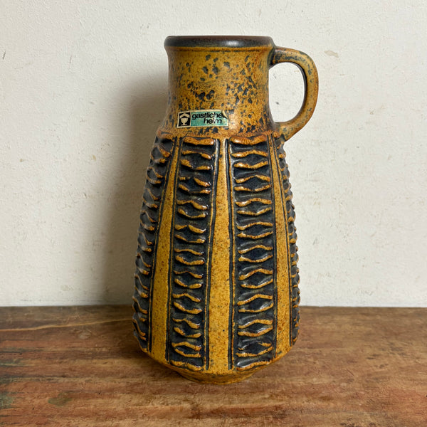 Vintage Mid Century Keramik Vase von Jasba 1623-25