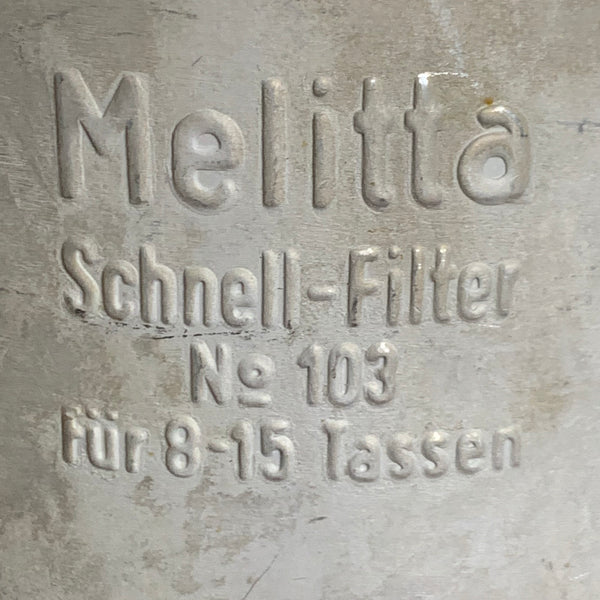 Vintage Melitta Schnell-Filter No 3