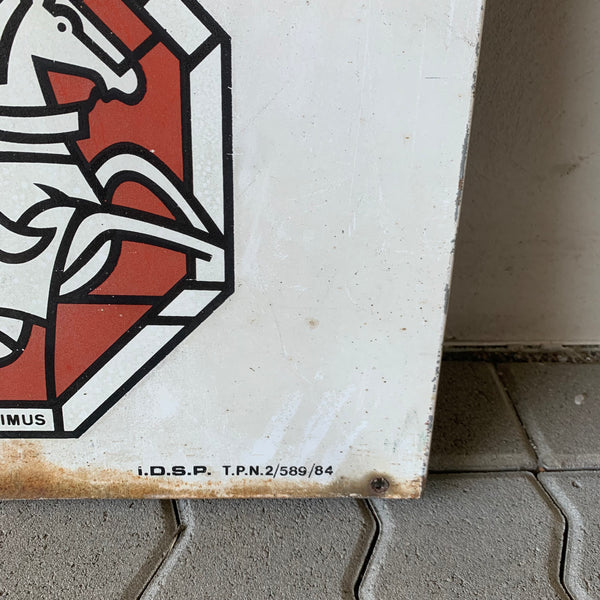 Vintage Blechschild Primus Bier