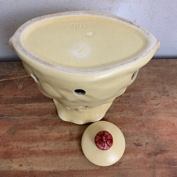Vintage Keramik Kartoffel Zwiebel Knoblauch Vorratstopf