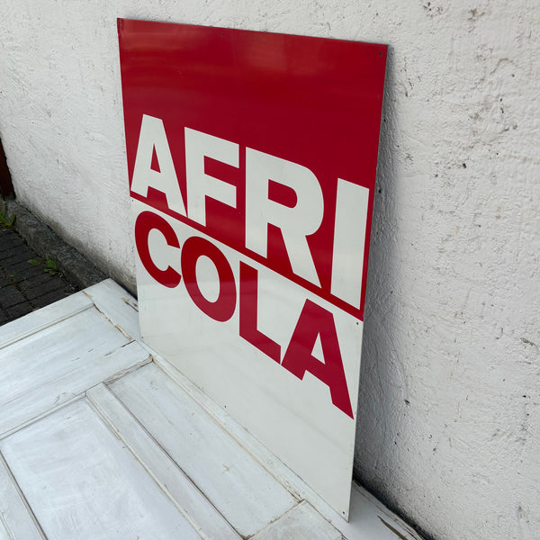 Vintage großes Blechschild Afri Cola Schild