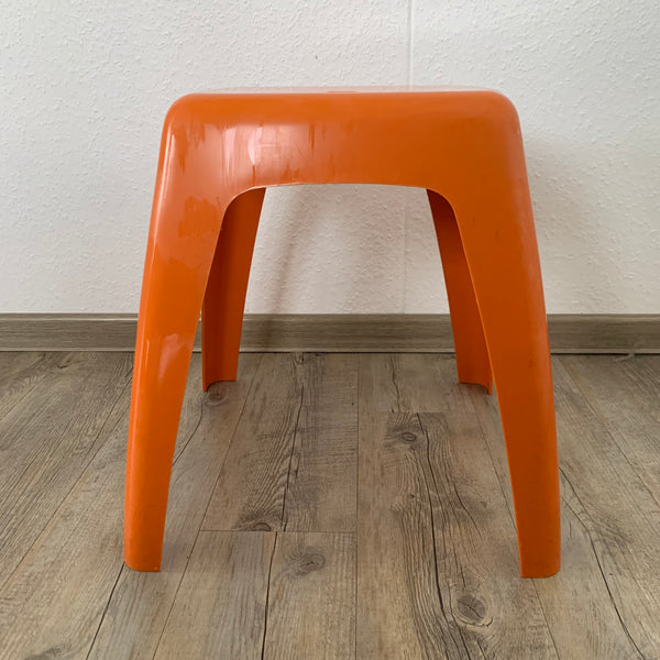 Vintage Design Hocker von Flair in orange