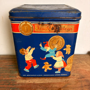 Vintage Blechdose Mundenia Bonbons Knusper Münze