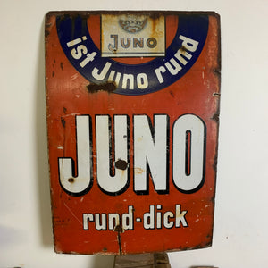 Emaille Schild Juno