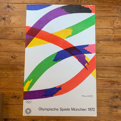 Pop Art Plakat Olympische Spiele 1972