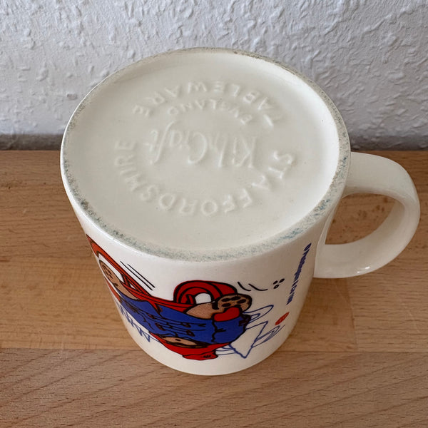 Vintage Paddington Bär Tasse Motiv Winter von Staffordshire