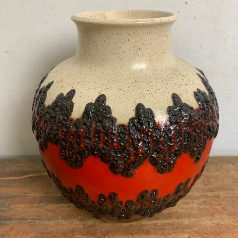 Vintage Bay Keramik Fat Lava Vase 70-20