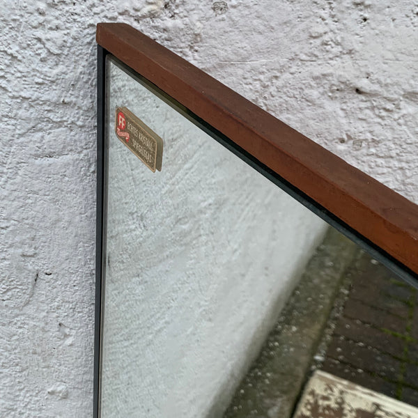 Vintage Mid Century Spiegel Teakholz