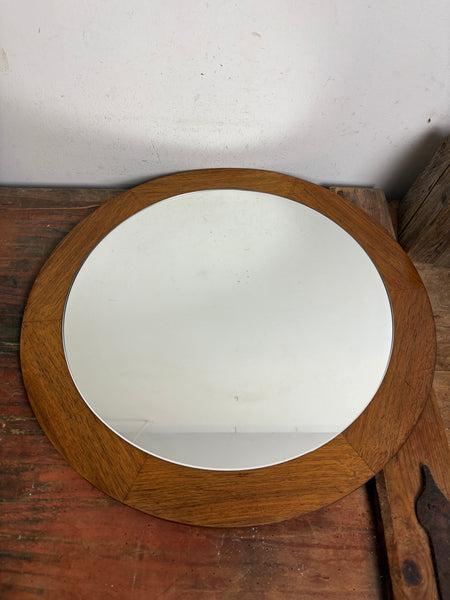 Runder Mid Century Spiegel