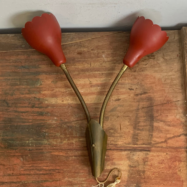 Vintage Mid Century Wandlampe