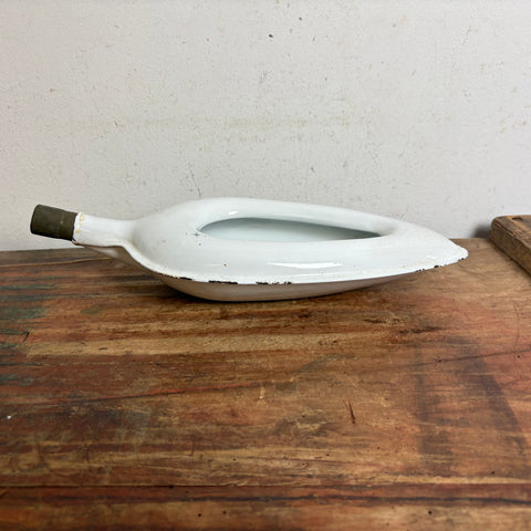 Antikes Emaille Urinal