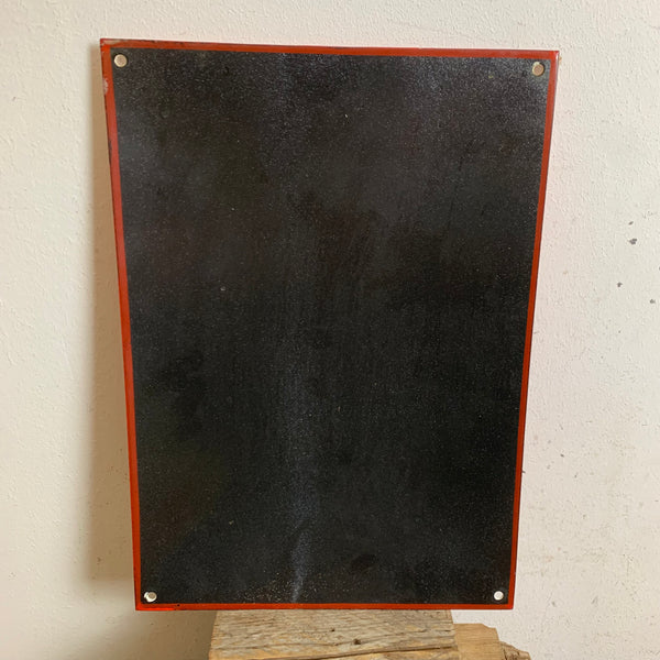 Emaille Schild Dapol rein amerikanisches Petroleum