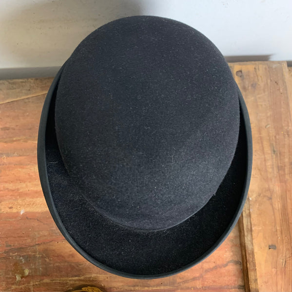 Vintage Herren Hut Melone 
Black Bowler Derby Hat von Dunn & Co. Great Britain