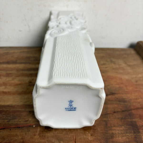 Vintage Op Art Bisquit Porzellan Vase von AK Kaiser